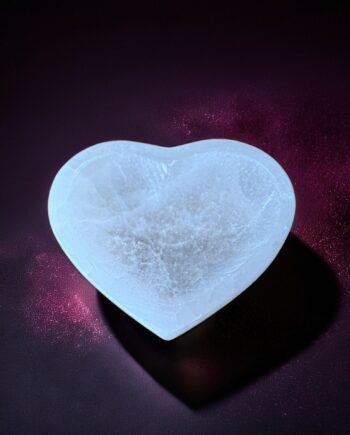 Seleniidist südamekujuline kauss ehetele ja kristallidele